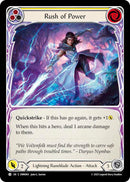 Rush Of Power (Yellow) [OMN069] (Omens of the Third Age)  Rainbow Foil