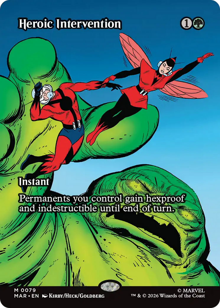 Heroic Intervention (0079) (Borderless) [Marvel Universe: Eternal-Legal]