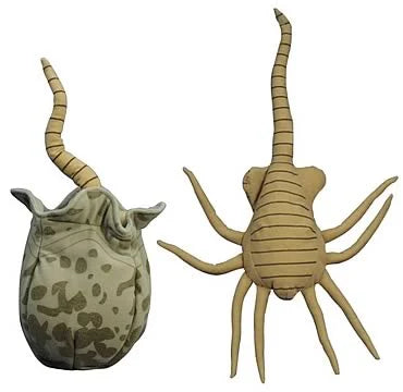 Alien Vs Predator Egg and Facehugger Vintage Plush