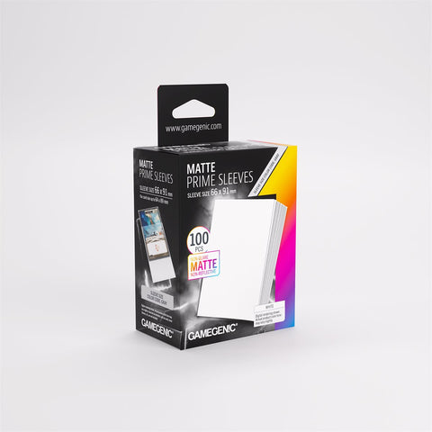 Gamegenic - Sleeves: Gamegenic Matte Prime Sleeves - White (100)