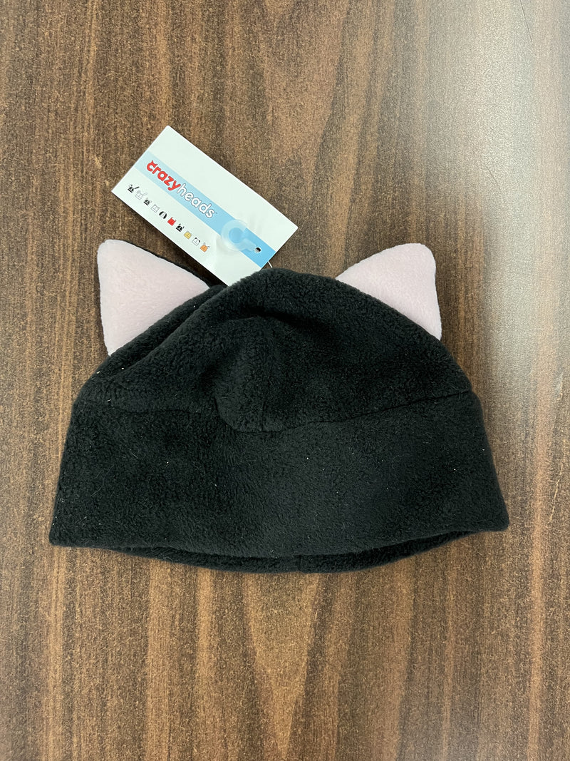 Crazyheads Hat - Black Cat