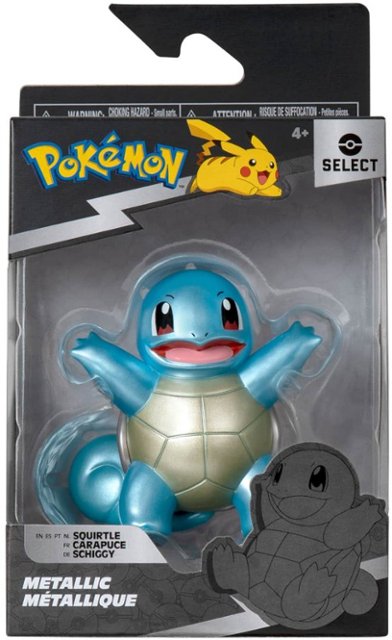 Pokemon Select True-Color Metallic 3" Battle Figure - Squirtle