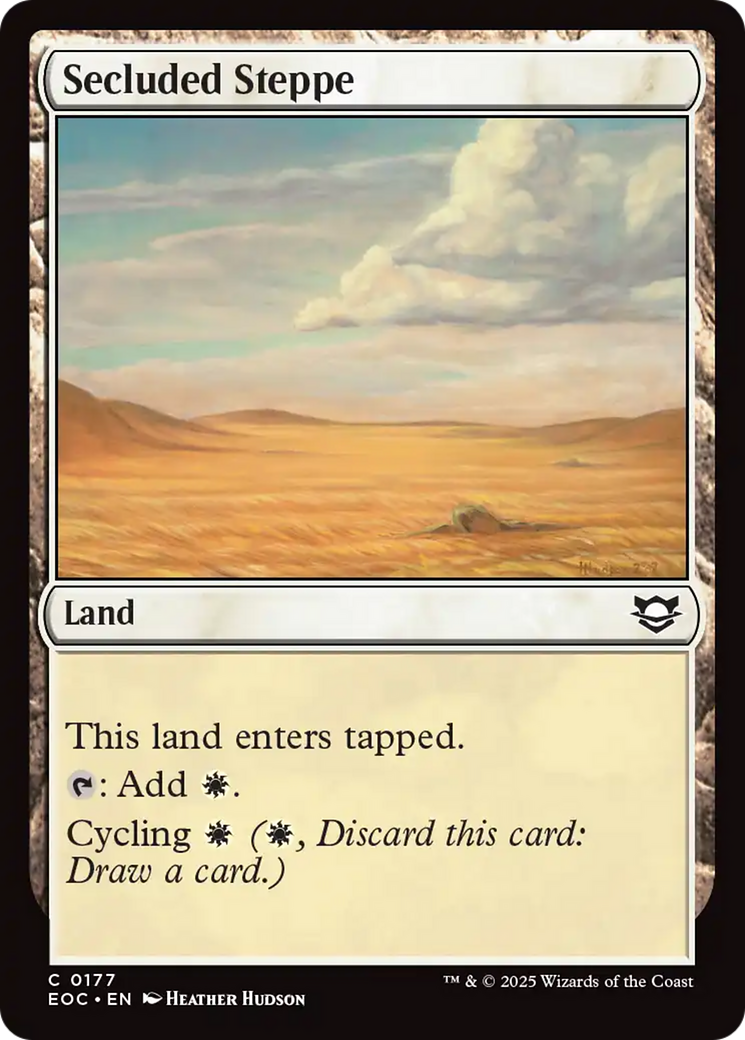 Secluded Steppe [Edge of Eternities Commander]