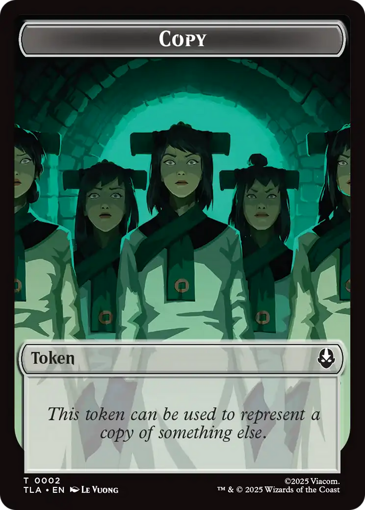 Copy (0002) // Soldier (0011) Double-Sided Token [Avatar: The Last Airbender Tokens]