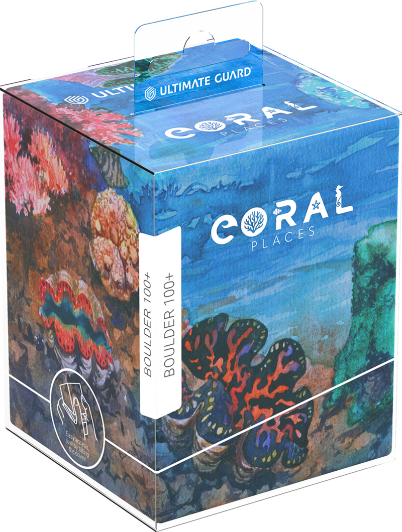 Ultimate Guard - Deck Case 100+ Boulder - Coral Places - Coralline Eden