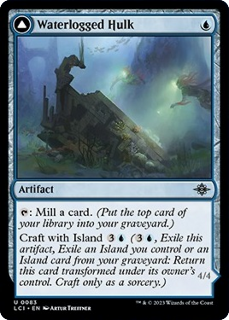 Waterlogged Hulk // Watertight Gondola [The Lost Caverns of Ixalan]