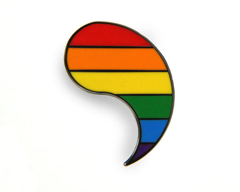 Customizable Pride Pin: Rainbow Right