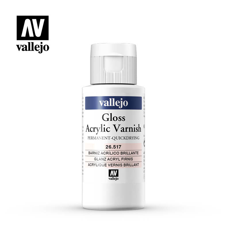 Vallejo Auxiliaries - Gloss Acrylic Varnish - VAL26517 - 60ml