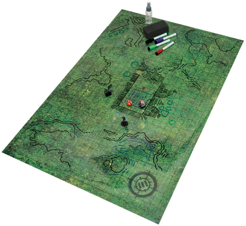 AP Enhance Tabletop RPG Grid Mat Campaign Kit - Grass Terrain
