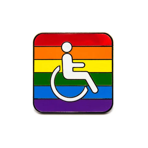Enamel Pin: Accessibility Pride