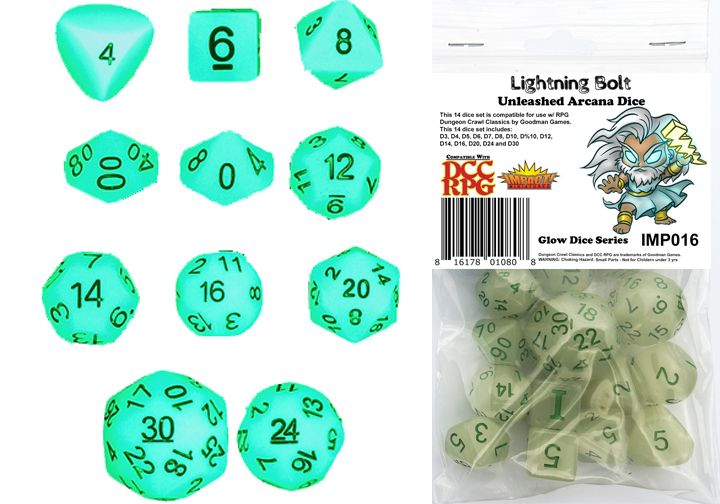 Unleashed Arcana Dice - Lightning Bolt