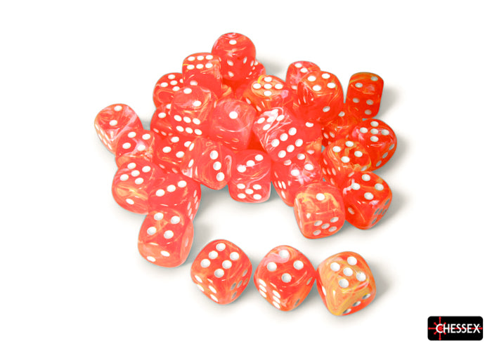 36 Festival Dahlia/White 12mm D6 Set - CHX27953