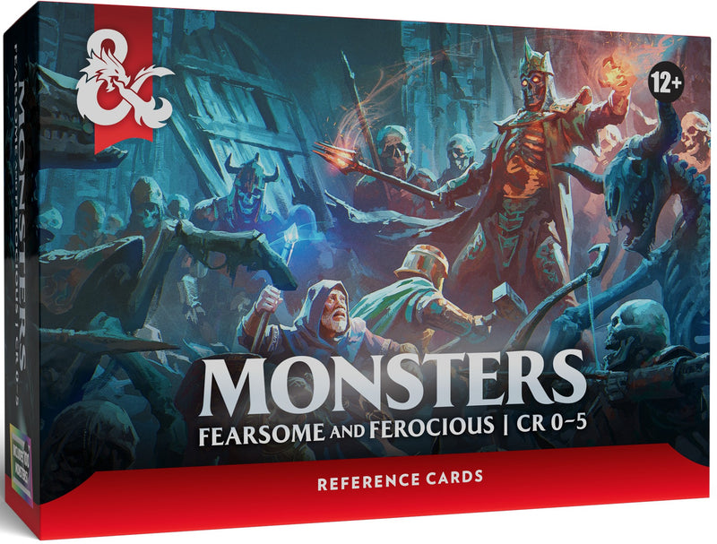 Dungeons & Dragons Reference Cards: Monsters (Fearsome and Ferocious) CR 0-5