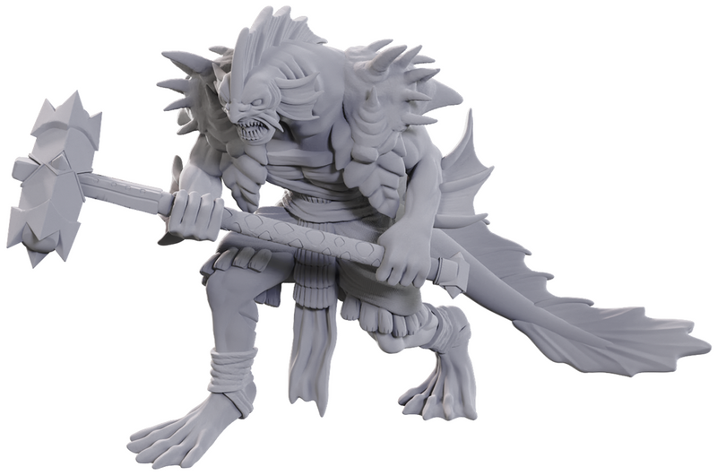 Nolzur's Marvelous Miniatures: Sahuagin Coral Smasher