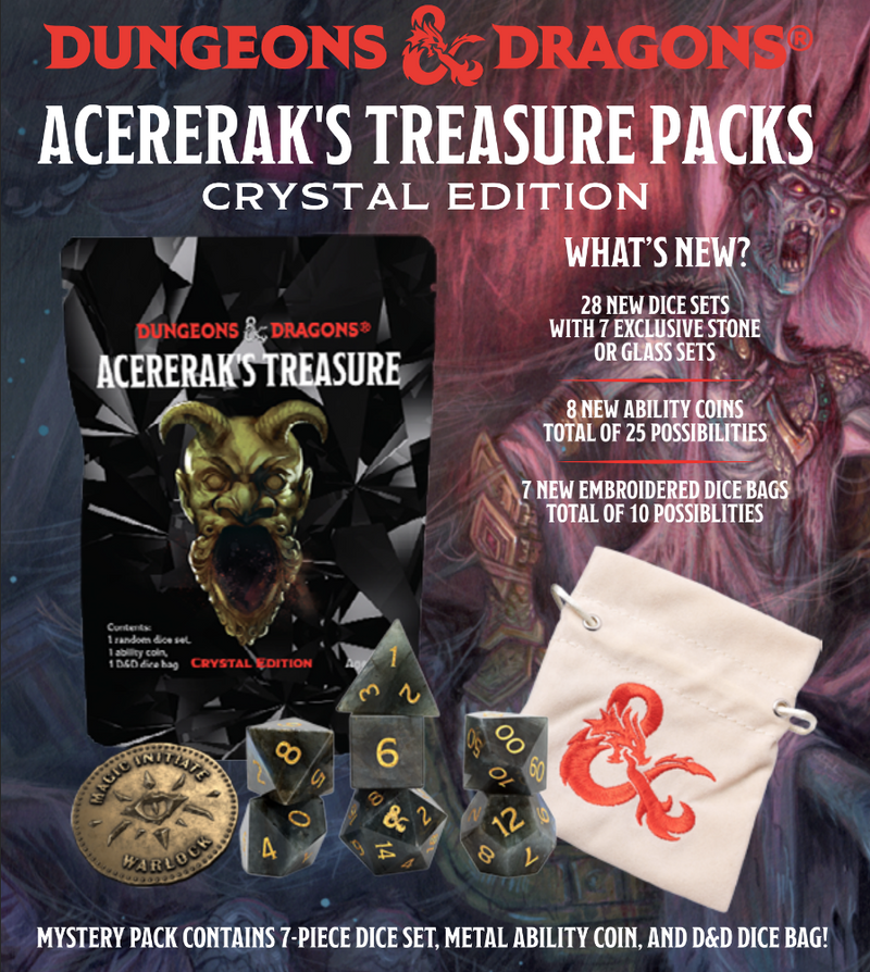 Acererak's Treasure: Crystal Edition - Treasure Pack Dice Sets