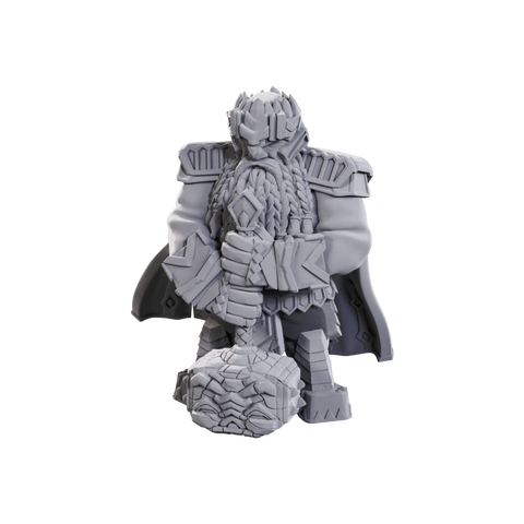 Pathfinder Unpainted Mini Male Dwarf Champion High-Level