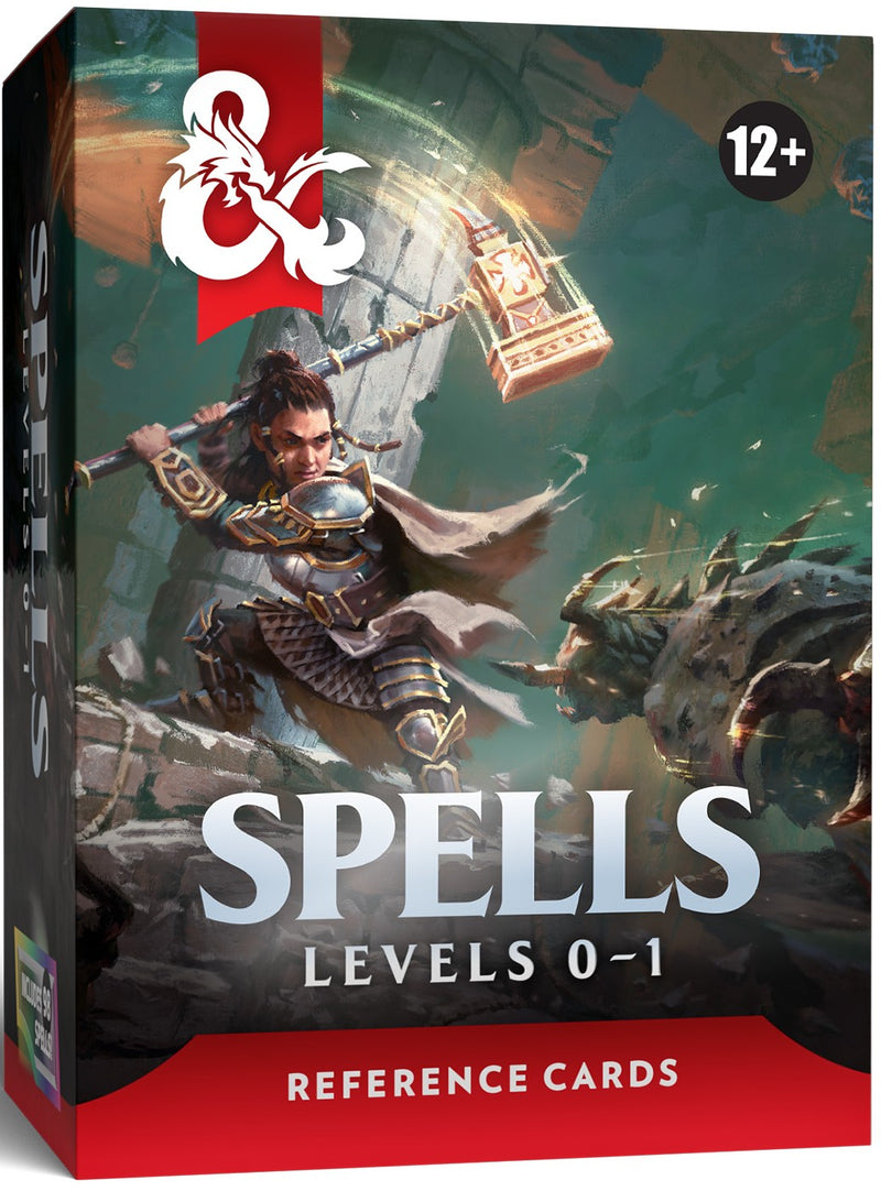 Dungeons & Dragons Reference Cards: Spells (Levels 0-1)