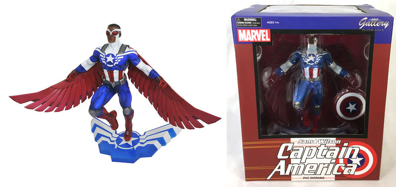 Marvel Gallery: Sam Wilson Captain America PVC  Diorama