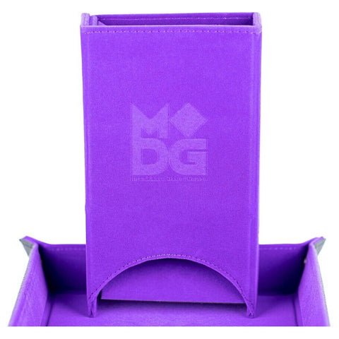 Fold Up Dice Tower - Purple