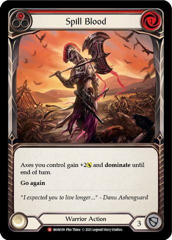 Spill Blood [MON109] 1st Edition Normal