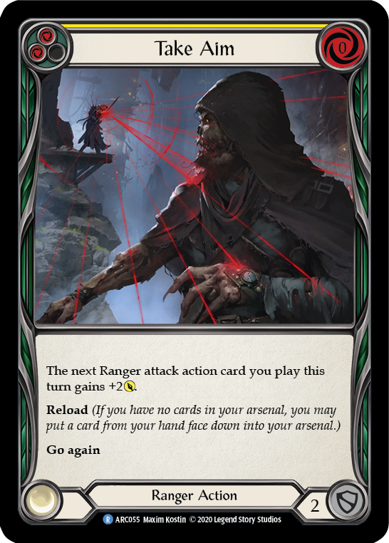 Take Aim (Yellow) [ARC055] Unlimited Edition Rainbow Foil
