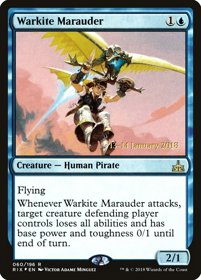 Warkite Marauder [Rivals of Ixalan Prerelease Promos]