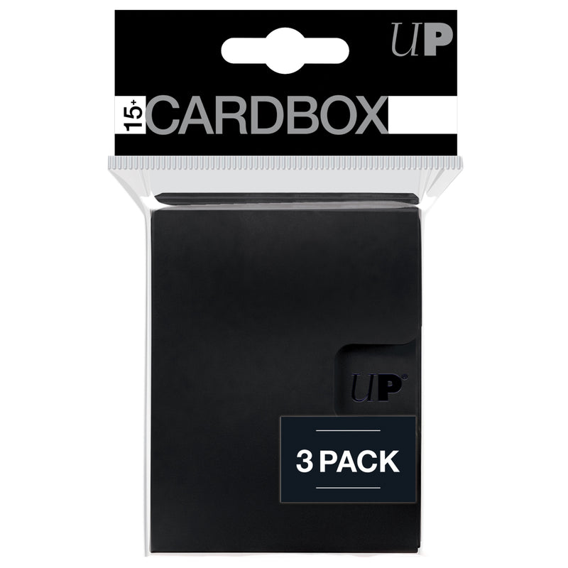 Ultra Pro 15+ Pack Boxes - Black (3 pieces)