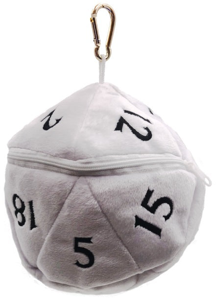 Ultra Pro Dice Bag White d20 Plush