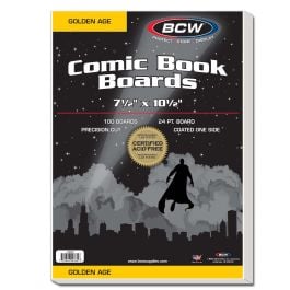 Golden Comic Book Backing Boards
