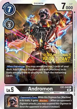 Andromon [EX1-048] [2022 Regionals Participant]