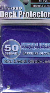 Ultra Pro Deck Protector - Metalized Sapphire Glow - 50 Sleeves