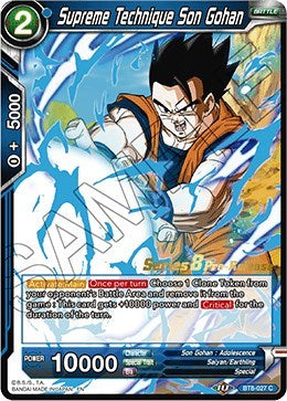 Supreme Technique Son Gohan (Malicious Machinations) [BT8-027_PR]