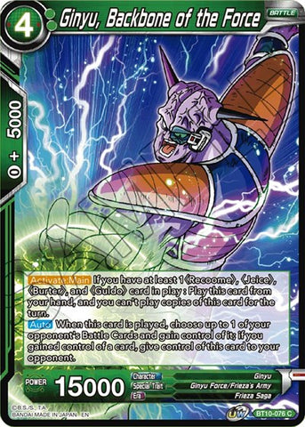 Ginyu, Backbone of the Force [BT10-076]