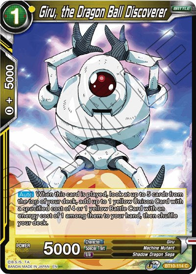 Giru, the Dragon Ball Discoverer [BT10-114]