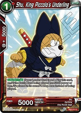 Shu, King Piccolo's Underling [DB3-012]