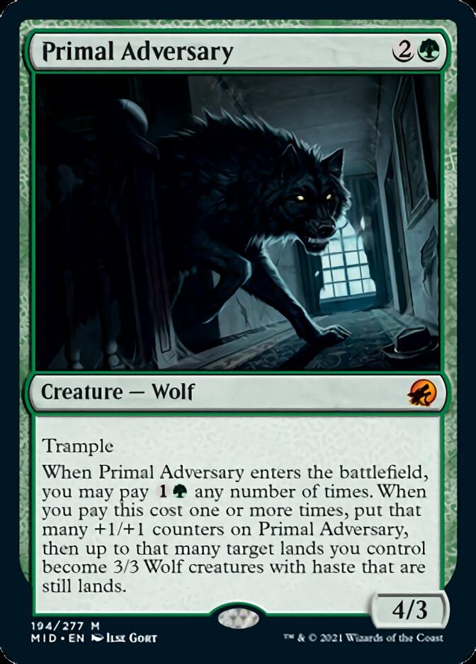 Primal Adversary [Innistrad: Midnight Hunt]