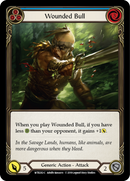 Wounded Bull (Blue) [WTR202-C] Alpha Print Rainbow Foil
