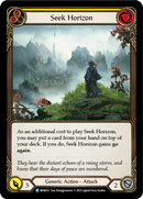 Seek Horizon (Yellow) (Rainbow Foil) [MON252-RF] 1st Edition Rainbow Foil