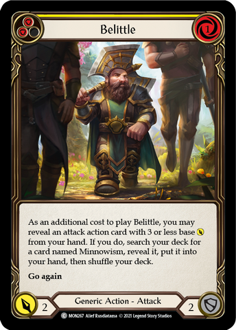 Belittle (Yellow) [MON267] 1st Edition Normal