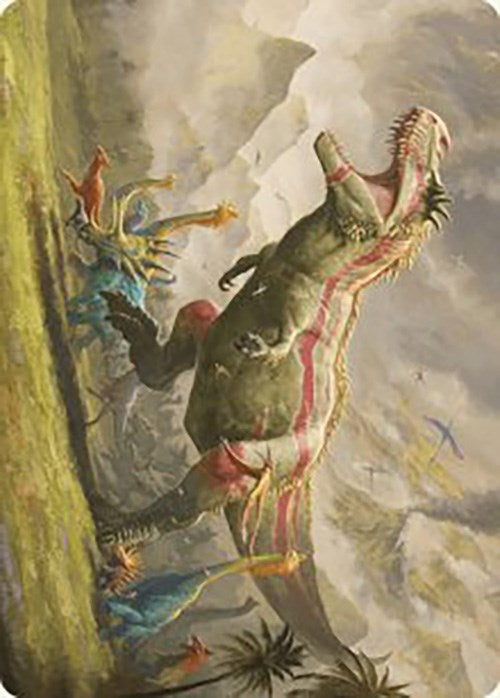 Ghalta, Stampede Tyrant Art Card [The Lost Caverns of Ixalan Art Series]