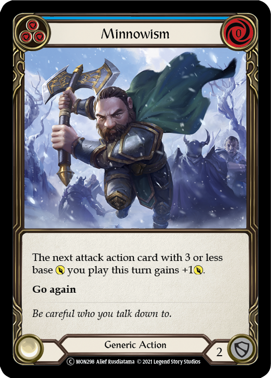 Minnowism (Blue) (Rainbow Foil) [U-MON298-RF] Unlimited Rainbow Foil