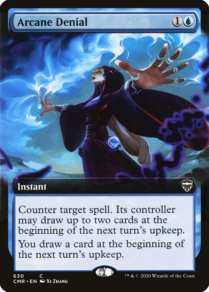 Arcane Denial (Extended Art) [Commander Legends]