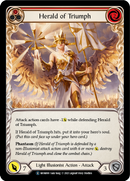 Herald of Triumph (Red) (Rainbow Foil) [U-MON008-RF] Unlimited Rainbow Foil