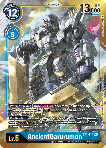 AncientGarurumon [BT4-114] (Alternate Art) [Great Legend]