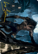 Stalking Predator Art Card (Gold-Stamped Signature) [Innistrad: Midnight Hunt Art Series]