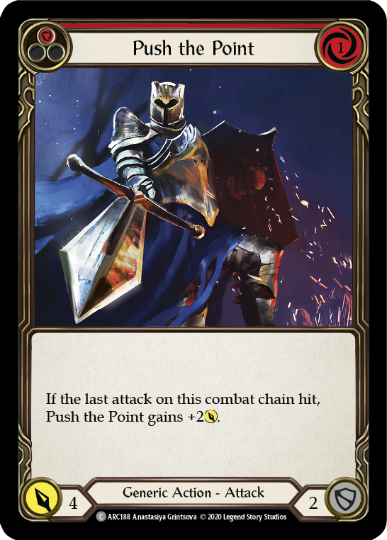 Push the Point (Red) [ARC188] Unlimited Edition Rainbow Foil