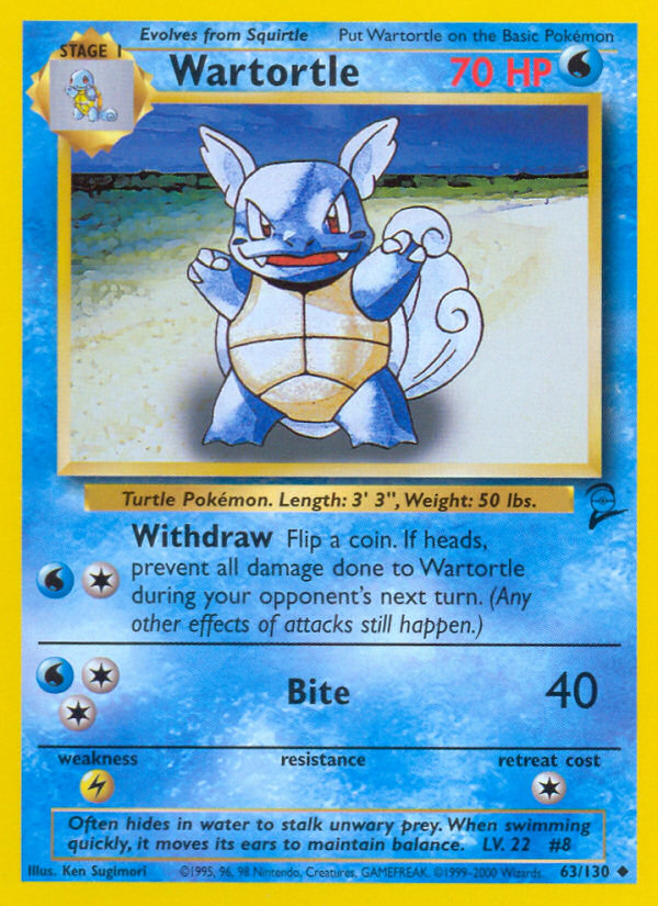 Wartortle (63/130) [Base Set 2]