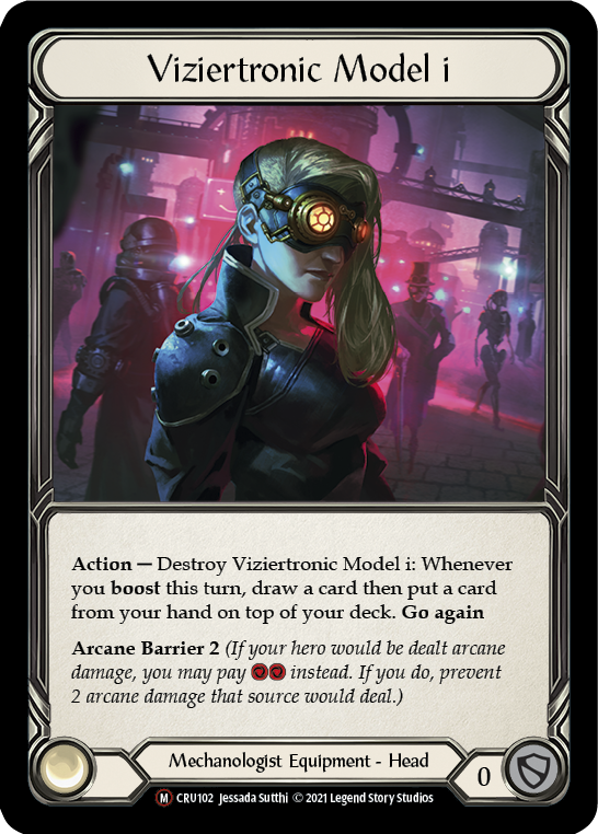 Viziertronic Model i (Rainbow Foil) [CRU102-RF] Unlimited Rainbow Foil