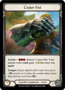 Crater Fist (Rainbow Foil) [CRU025-RF] Unlimited Rainbow Foil