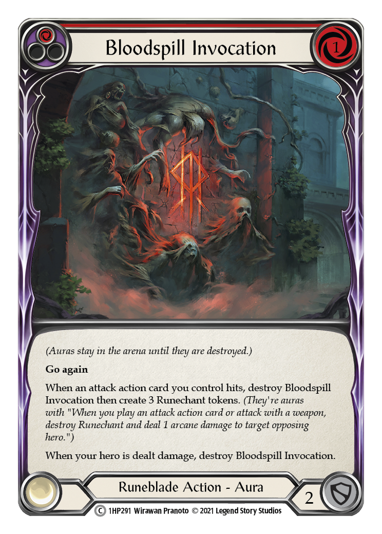 Bloodspill Invocation (Red) [1HP291]